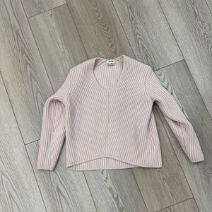 Acne Blush Scoop Neck Sweater